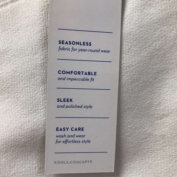 Women’s Apt 9 Torie Straight Leg Ankle Pants-sz 12 - Picture 6 of 12